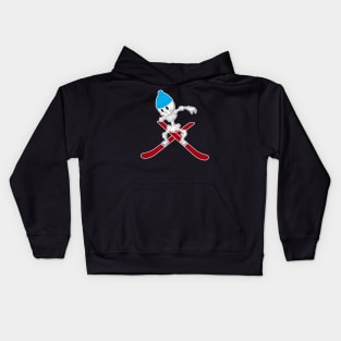 skull dabbing Kids Hoodie